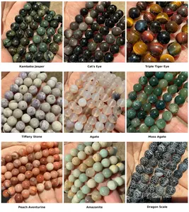 Natural Gemstone Bracelet, 8mm Crystal Beaded Bracelet, Choose Your Stone, Buy 3 Get 1 Free