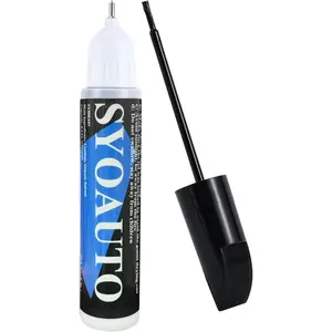 Black Touch Up Paint for Cars, Auto Touch Up Paint Black Scratch Repair Automotive Black Car Paint Pen 2 in 1 Car Touch Up Paint 0.4 oz