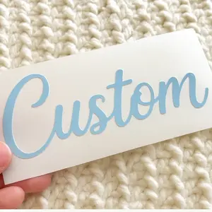 Custom Text Vinyl Decal 10x2 inch Personalized Car Decal Carbon Fiber Design for Car Lovers Gifts for Him & Her UV Weather Resistant Rich Colors Easy Install