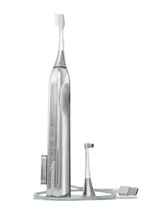 Supersmile Zina45 Rechargeable Sonic Toothbrush for Adults, 700mAh Battery, Polishing Head, Rose Gold, Brightening Function