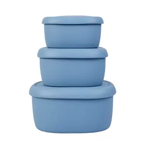 Nesting Silicone Container Set – 3 Pieces by Blue Ginkgo