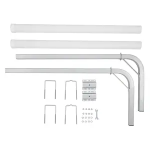 VEVOR Boat Trailer Guide, 48 Adjustable Design Trailer Guide Poles, 2PCS High-Hardness Steel Trailer Guide-Ons, Trailer Guides with PVC Pipes, for Ski Boat, Fishing Boat or Sailboat Trailer