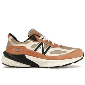 New Balance Men's 990v6 MiUSA Teddy Santis Sepia Orange, from StockX