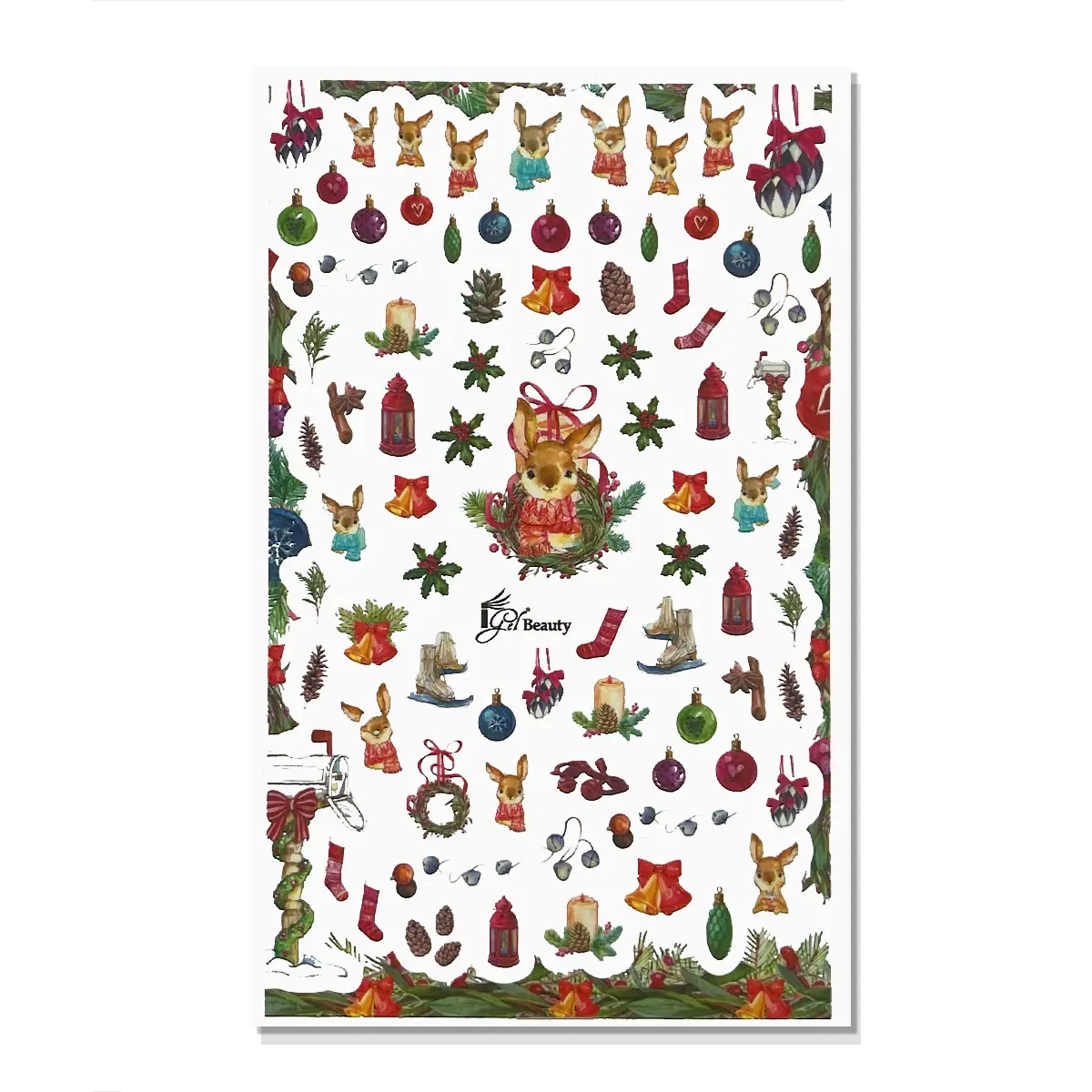 Nail Art Stickers - Christmas 49