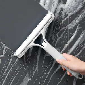 No More Messy Cleaners! 3-in-1 Glass Tool (Spray+Scrub+Squeegee+Scrape) – Windows, Mirrors, Car Windscreens Sparkle in 1 Go!