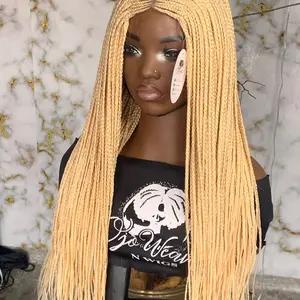 Bianca color blond closure wig ready to ship.