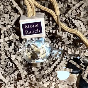 Stone Ranch Luxury Car Diffuser - Car Gadgets, Our Signature Top-Selling Western-Inspired Fragrance Blending Fresh Citrus, Bergamot, Sea Salt, Warm Amber Wood, Soft Leather; Rugged Yet Refined Auto Scent Accessory