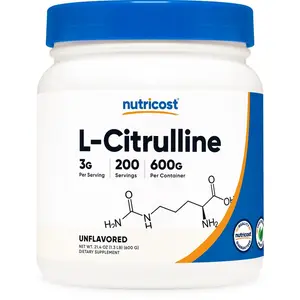 Nutricost L-Citrulline (Base) Powder - (600 Grams)