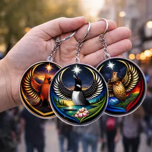 Rebel Alliance Keychain Sticker, MN State Bird Loon Protest Resistance Keychain