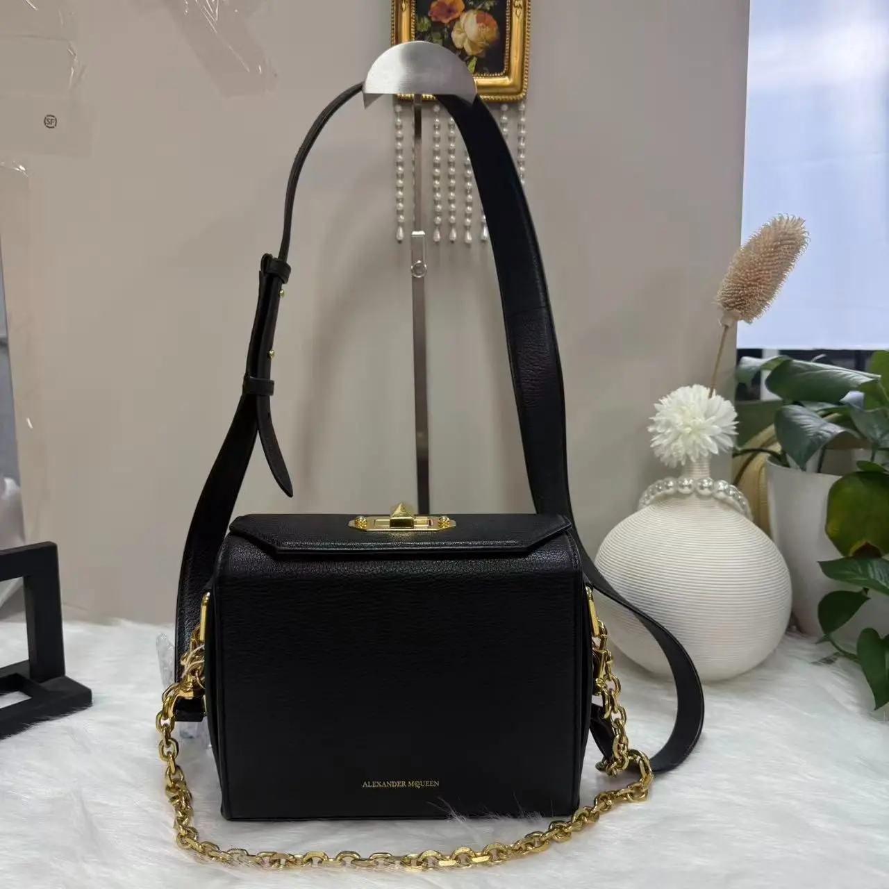 Pre-owned COWHIDE LEATHER Crossbody Bag Alexander McQueen/Crossbody Bag/SSB1808002