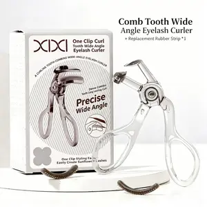 All-in-One 2 Pieces XIXI Wide-Angle Partial Eyelash Curler with Built-In Comb