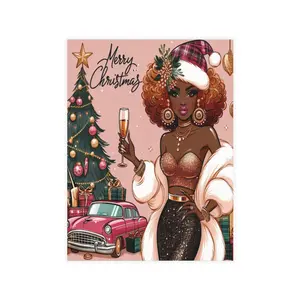 Merry Christmas Cheers Postcard Bundles (envelopes not included)