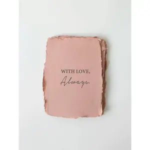 "With Love, Always." Love/Friendship Card
