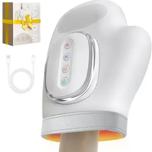Hot Compress Pressure Hand Massager, Ultimate Relief for Hands Wrist Fingers, Arthritis Carpal Tunnel Syndrome Muscle Stress Therapy Gift