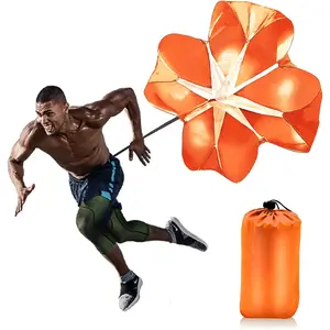 Running Parachute for Speed Training, 56 inch Resistance Parachute for Athletes, Sprinting & Football Training Equipment with Adjustable Waist Belt, Drag Chute to Improve Velocity & Explosive Power