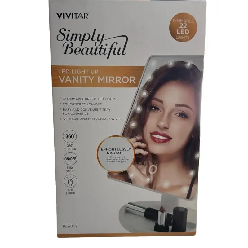 LED Light-Up Vanity Mirror