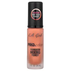 L.A. Girl PRO.color, Foundation Mixing Pigment, GLM713 Orange, 1 fl oz (30 ml)