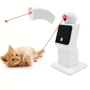 Automatic Cat Laser Toy Rechargeable, Random Moving Interactive Laser Toy For Cats And Kittens, Cat Red Dot Exercising Toy