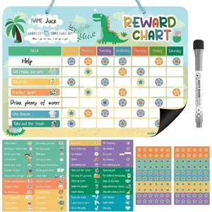 Chart for , Dinosaur  Behavior Chart for  at  with 52 Chore Charts, 120   Stickers Dry Erase Responsibility Chart for  Potty