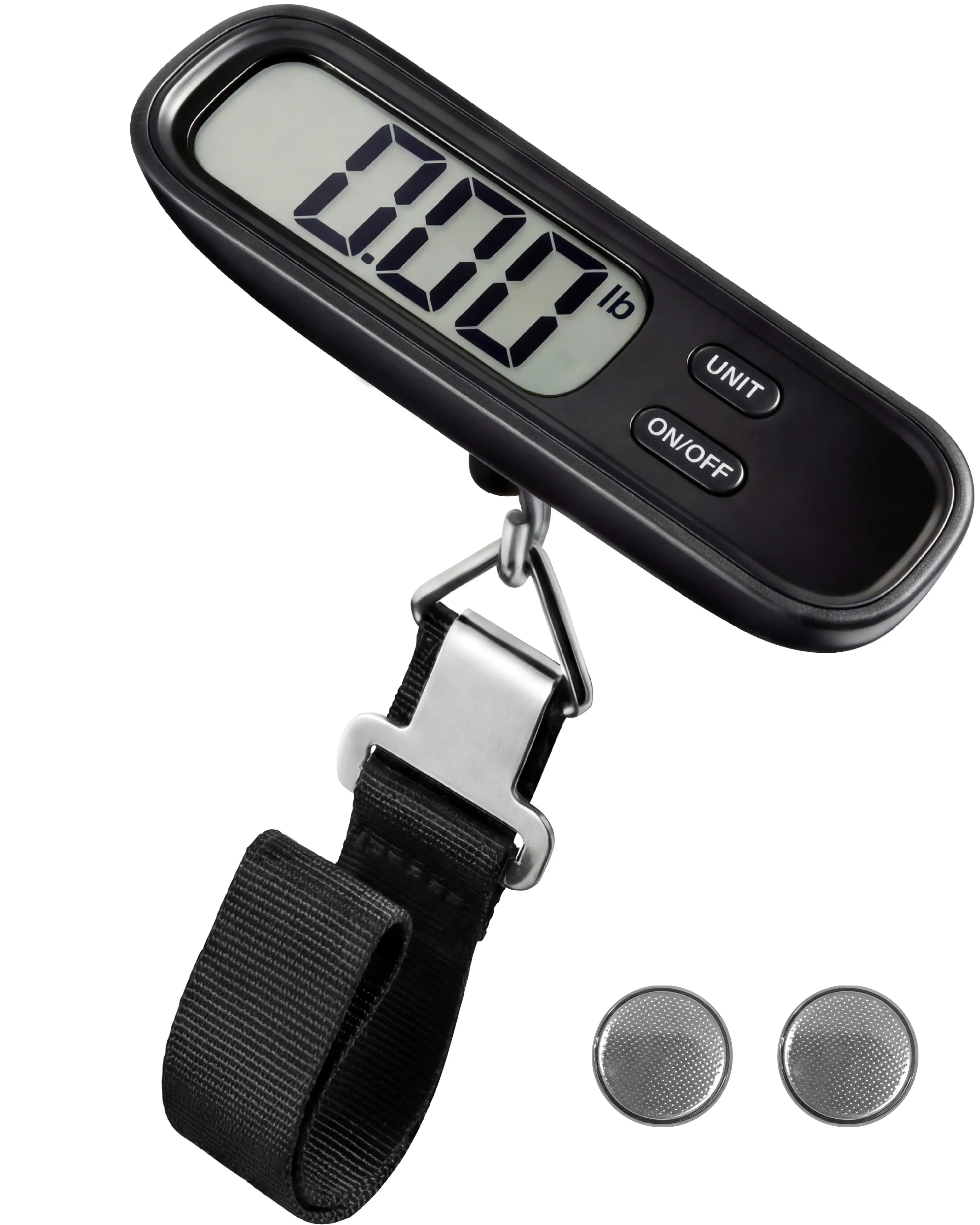 LUGGEX Digital Luggage Scale, Portable Travel Suitcase Scale with Large LCD Display and Included Battery tiktokshopbacktoschool