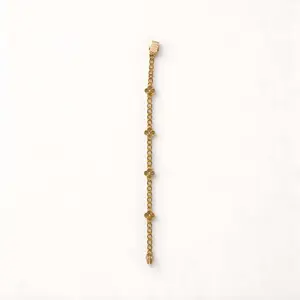 Clover Charm Gold Bracelet