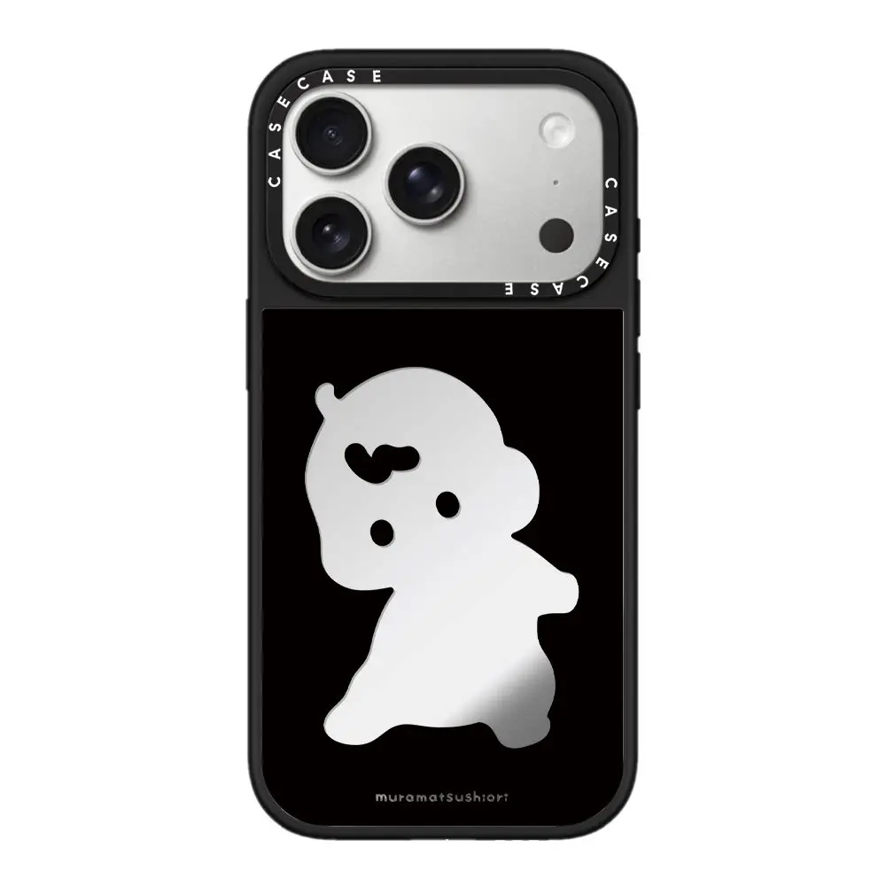 CASETiFY Compact iPhone 17/16 Pro Max Case [Slim/Shock-resistant/Military-grade] - Baby is me - Clear/Black