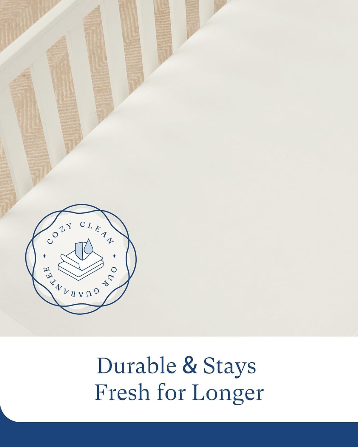 PurComfy 2-pack Fitted Bassinet Sheets, Cradle Sheets, Hypoallergenic, Unisex,  Dream on Me, Oval Rectangle Design, Easy Care