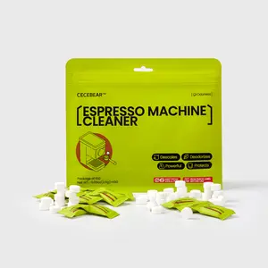CECEBEAR Espresso Machine Cleaner Tablets - 100 Count, Deep Cleaning, Removes Coffee Oil, Compatible with Nespresso, Keurig, Ninja, Delonghi, Miele, and Other Coffee Maker