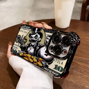 Phone Case - Fashion creative dollar styling phone case, suitable for iPhone 17, 16, 15, 14, 13, 12, 11, Pro, Max, X, XR, XS, 8, 7 Plus. Anti-drop transparent soft back cover