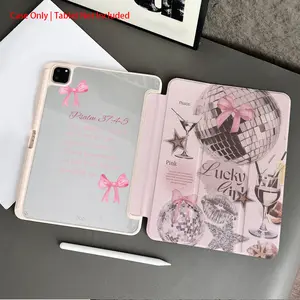 1 Piece Protective Folio Tablet Case with Pen Holder compatible with iPad 10.9/Pro11/10th/iPad7/8/iPad Air 4/5/iPad Pro/iPad Air 13(M3 2025)/iPad Air 11(M3 2025) & Air 11(M3 2025)/iPad 11(A16 2025), Auto Sleep/Wake Function/Stylish Tablet Protective Cover