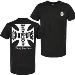 Paulwalker West Coast Choppers Shirt Men, Casual Crew Neck Short Sleeve Shirt, Classic Casual Cotton Tee Menswear