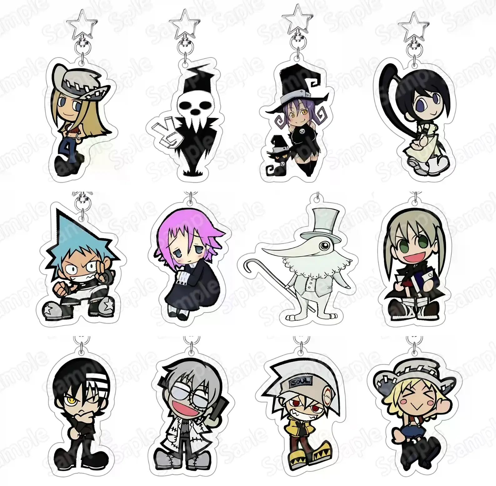 Soul Eater Keychain Anime Gifts - Cute, Durable, And Perfect For Bags, Keys, Or Gifts. Great For Daily Use Or As Thoughtful Little Gifts For Your Friends And Yourself.