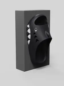 Men's Cartoon Shark Sandals Summer Beach Outdoor Comfortable Lightweight Home Wear Durable Slippers, Men's Casual Footwear