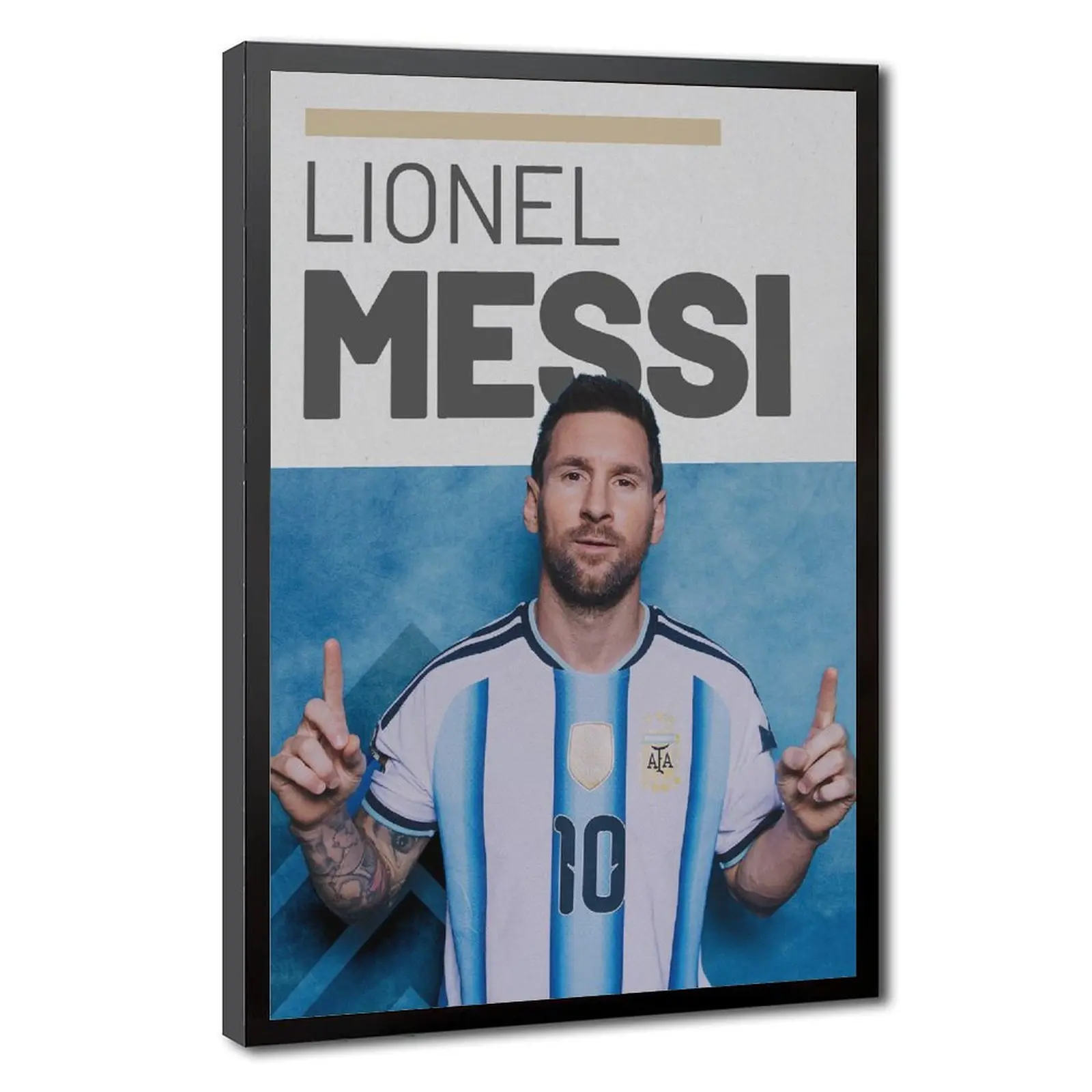 Lionel Messi Artistic Poster - Argentina Football Minimalist Wall Art Print, Frame-Compatible Home Decor (08x12inch(20x30cm), 20x30inch(50x75cm), 24x36 inches), 2026 Room Decoration, Ideal Gift for Everyone, Paper