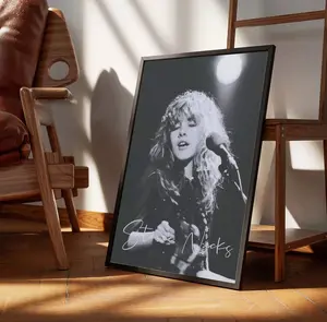 Stevie Nicks Poster Vintage Music Fleetwood Mac Poster Art Décor