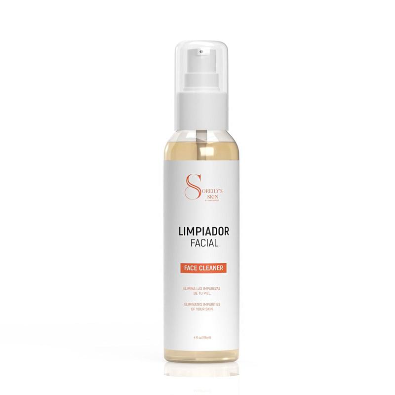 Soreily Skin Kit - Vitamin C Serum, Limpador Facial, Crema Hidratante & Protector Solar - Complete Skincare Set for Hydration and Cleansing