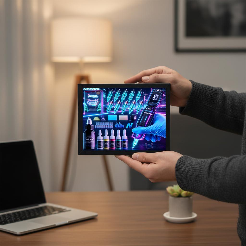 Wireless Tattoo Stencil Printer Kit Bluetooth Stencil Maker for Phone Tablet PC Tattoo Display Set Supplies for Artists Beginners