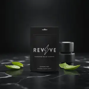 Revive Hangover Relief Gummies - Infused with Vitamin B and Zinc And Turmeric for fast recovery