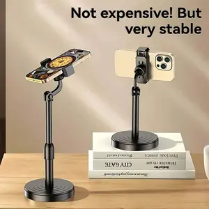 1pc Phone Stand Rotatable Adjustable Multi-Functional Selfie Stand Desktop Holder for Photography Bed Lazy Person Watching Shows Online Classes Live Streaming