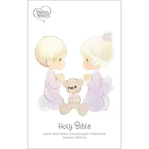 NRSVCE, Precious Moments Bible, White, Leathersoft, Comfort Print: Holy Bible by Catholic Bible Press [Leathersoft Book]