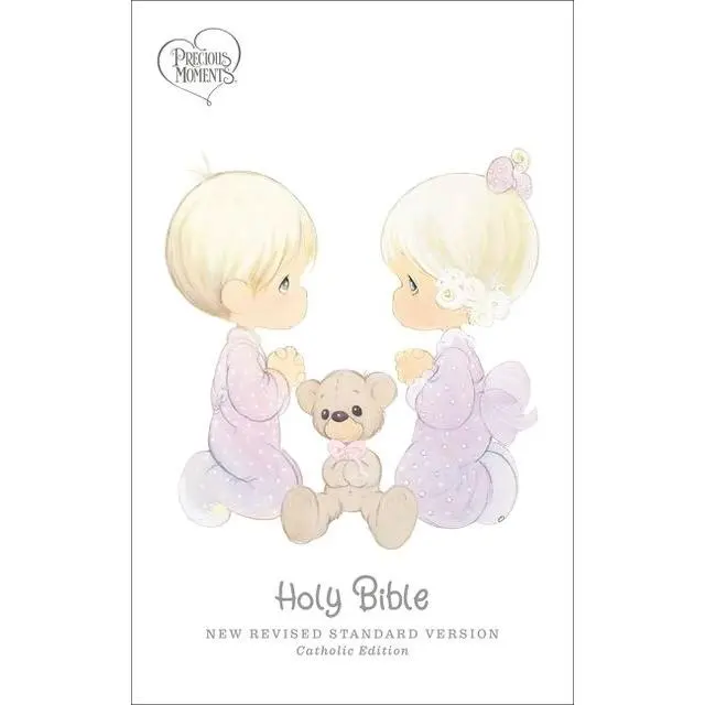 NRSVCE, Precious Moments Bible, White, Leathersoft, Comfort Print: Holy Bible by Catholic Bible Press [Leathersoft Book]