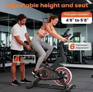 Indoor Stationary Exercise Bike - Home Fitness, Strength Training Sports Equipment