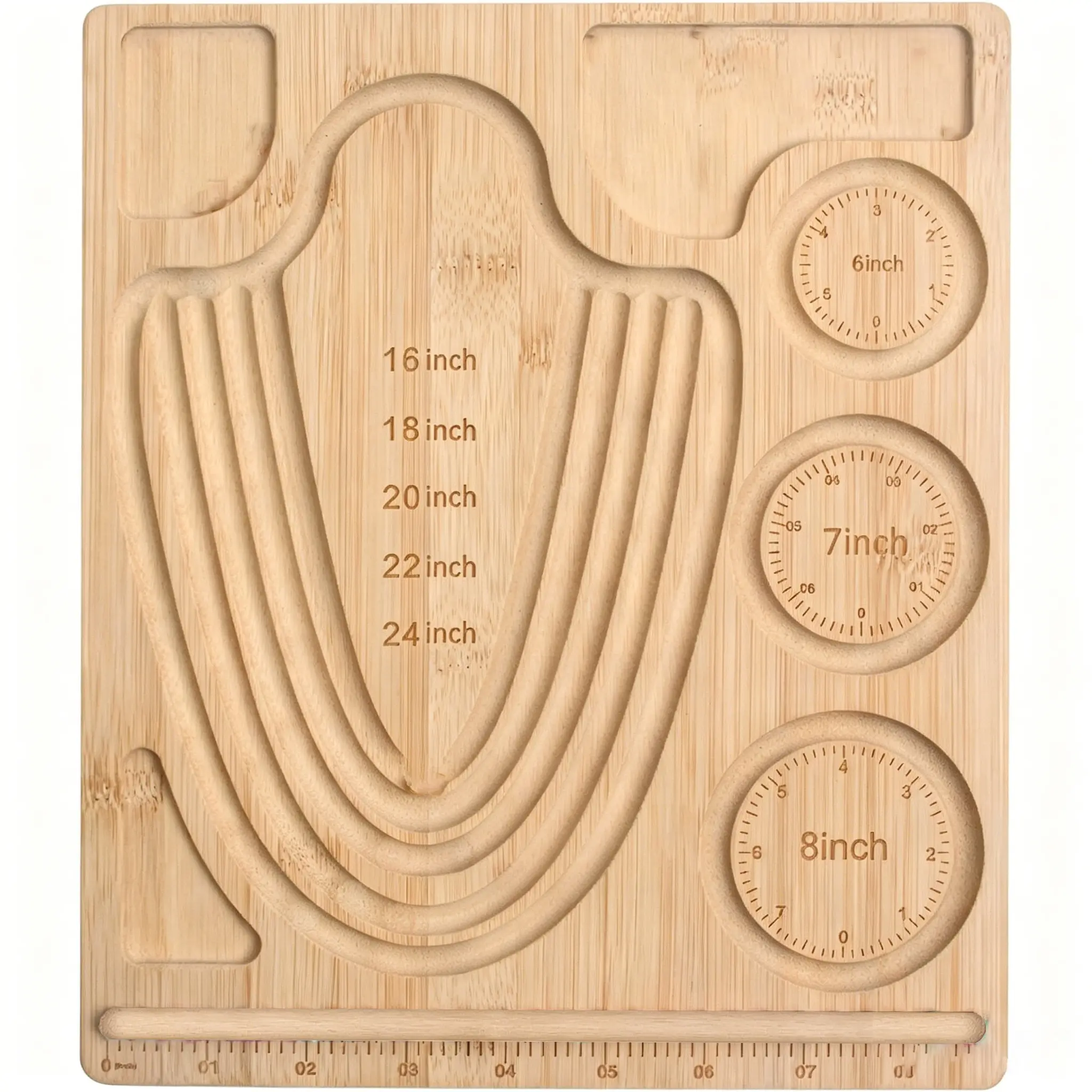 Beading Mats, Trays & Boards, Portable Bracelet Necklace Size Measurement Tool, DIY Jewelry Making Design Pad Set, Craft Supplies, Accessories For Beading, Beading Accessories