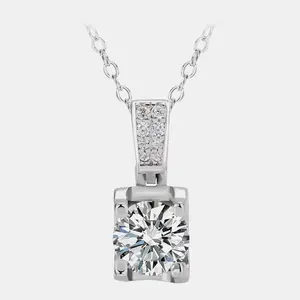 ��298��1 Carat Synthetic Moissanite Necklace�C Elegant and Timeless Choice for Any Occasion
