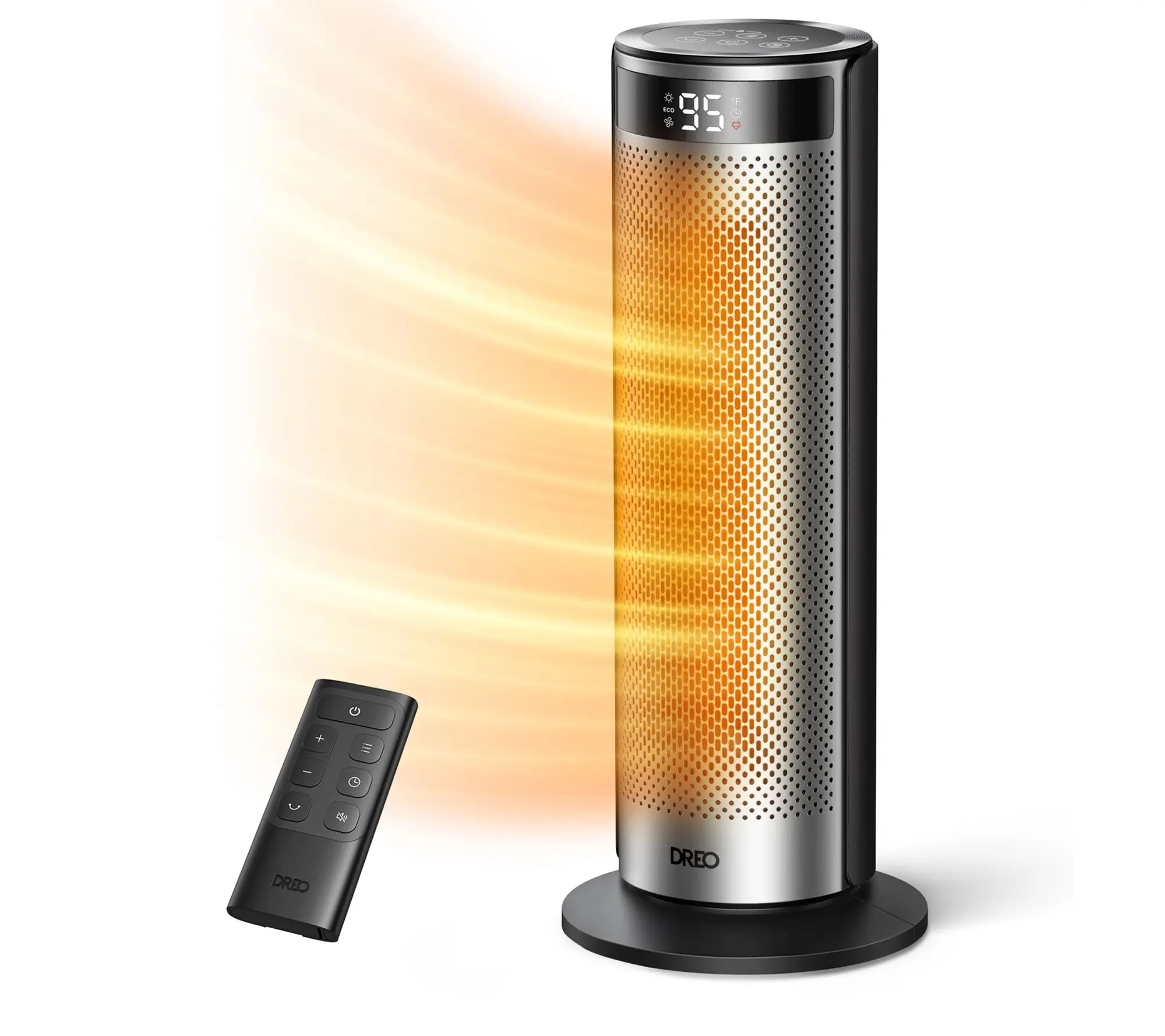 DREO Portable Ceramic Indoor Oscillating Heaterw/ Remote DREO Portable Ceramic Indoor Oscillating Heaterw/ Remote