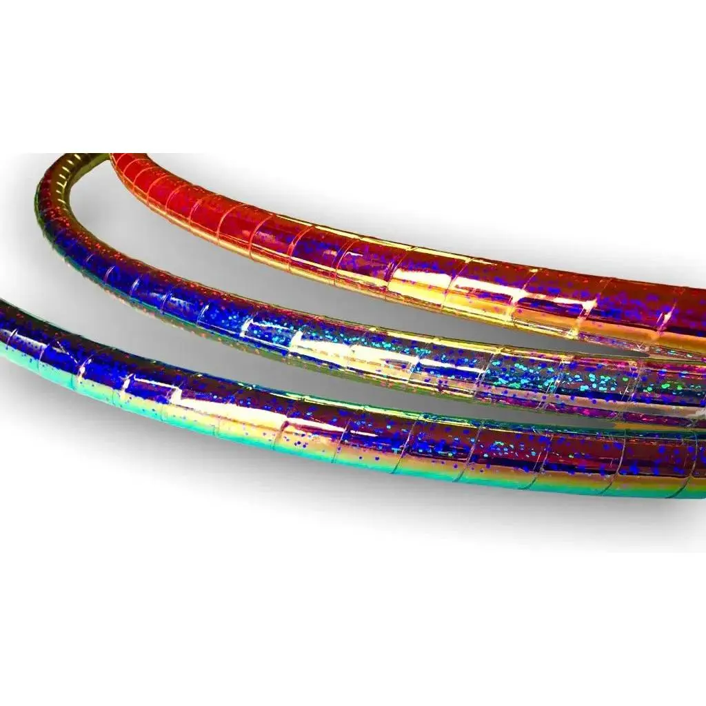 Galaxy Color Shifting Taped Hula Hoop - Polypro or HDPE - Collapsible