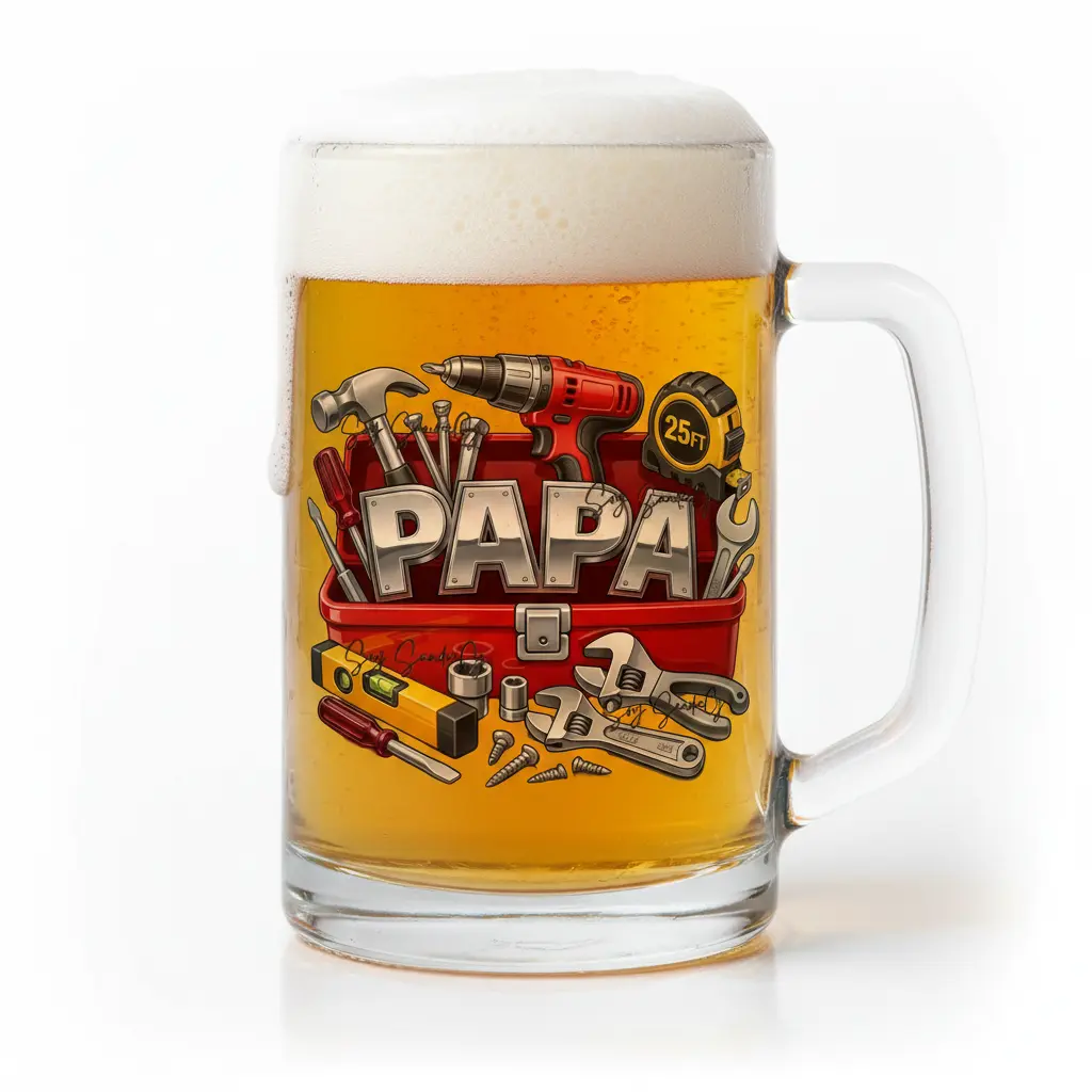 Papa (Dad) - UVDTF Decal for cup/hard surfaces sticker