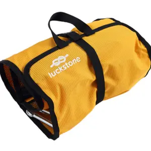 Rock Climbing Rope Storage Bag, Waterproof Equipment Tool Pouch, Multi-Functional Oxford Cloth Buckle Bag for Hiking and Mountaineering