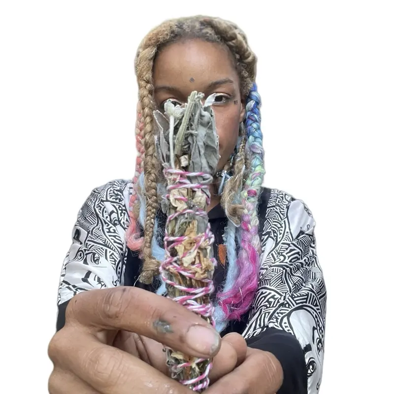 BOUNCE BACK Handcrafted Smudge Stick for Healing Meditation Trauma Recovery Confidence Boost Chakra Alignment Soul Retrieval Tool