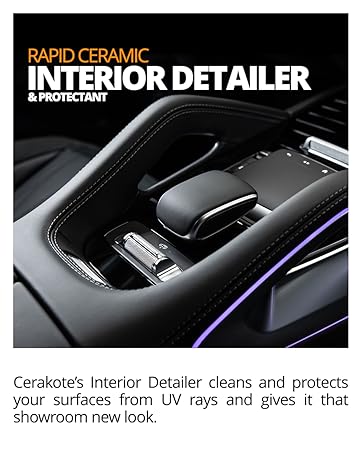 CERAKOTE® Platinum Rapid Ceramic Paint Sealant Spray - 14 oz. - 50 Wash Rating - Maximum Gloss & Shine – Extremely Hydrophobic – Unmatched Slickness - Ceramic Spray Coating